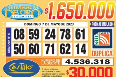 Los Números de Oro de LA GACETA