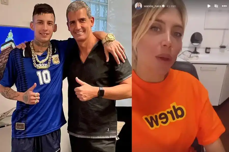 Con oro y diamantes: así es la nueva dentadura millonaria de L-Gante