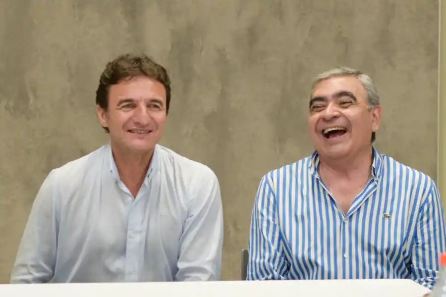 LA FÓRMULA DE JUNTOS POR EL CAMBIO. Roberto Sánchez y Germán Alfaro. Foto de archivo de Twitter @AlfaroGerman
