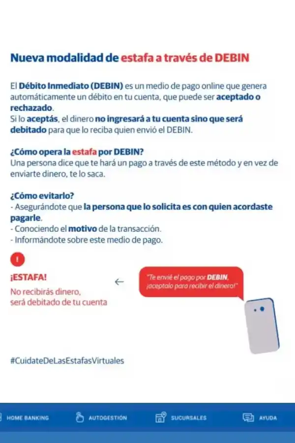 Estafas en Homebanking: qué es y cómo funciona Debin, la nueva modalidad que alerta a los comerciantes