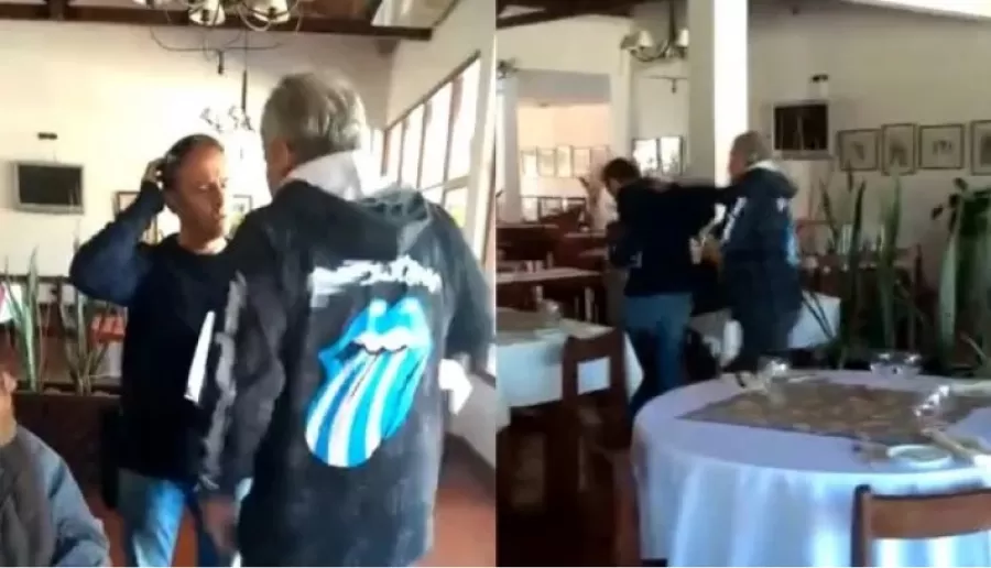 Un productor agropecuario cruzó y golpeó a un estafador en un restaurante en Salta.