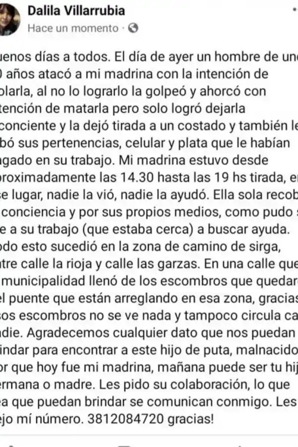 Detuvieron al sospechoso de haber golpeado e intentado violar a una mujer en Yerba Buena