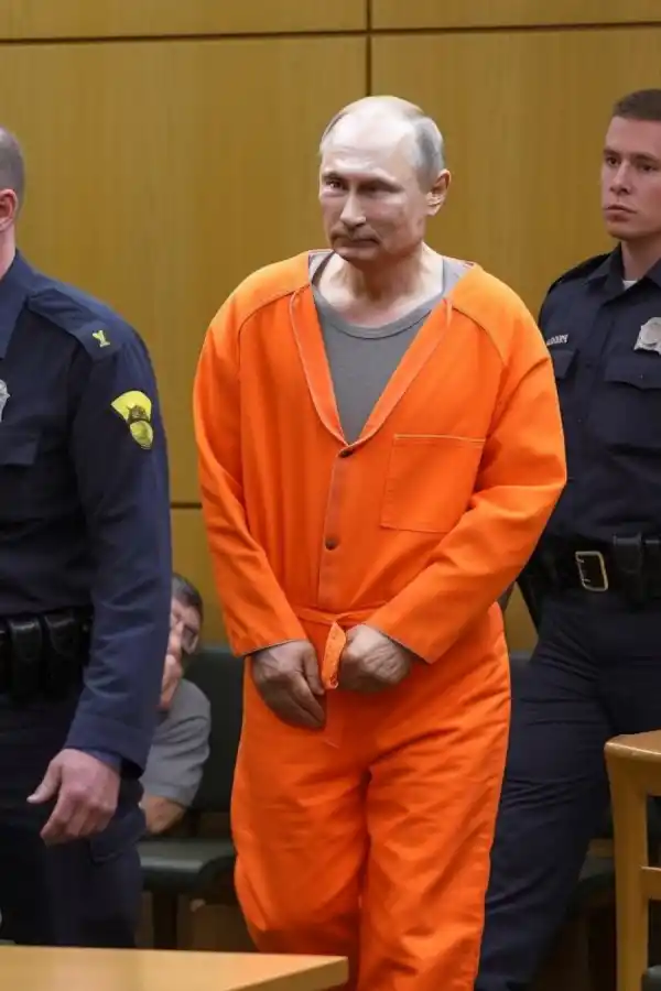  NARANJA. MidJorney también creó la foto viral de Vladimir Putin, presuntamente juzgado en la Corte.