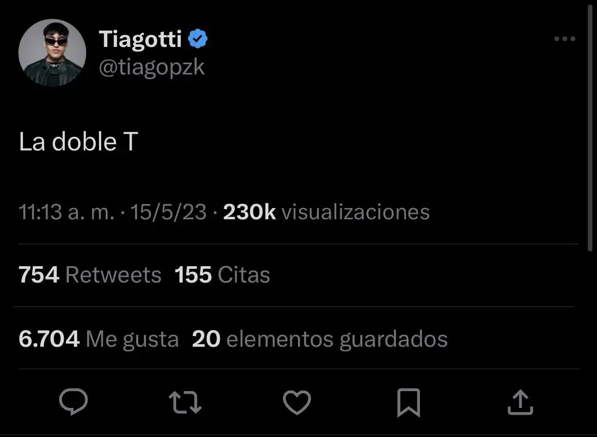 Los tuits que dieron lugar a las interpretaciones.