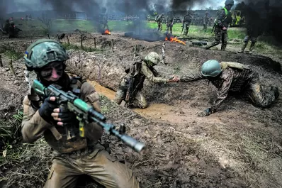 Una contraofensiva contra los rusos prepara Ucrania