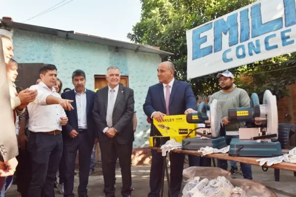 Obras comunitarias: urbanizan el barrio Aguas Corrientes