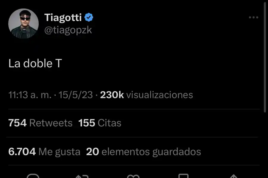 Los tuits que dieron lugar a las interpretaciones.