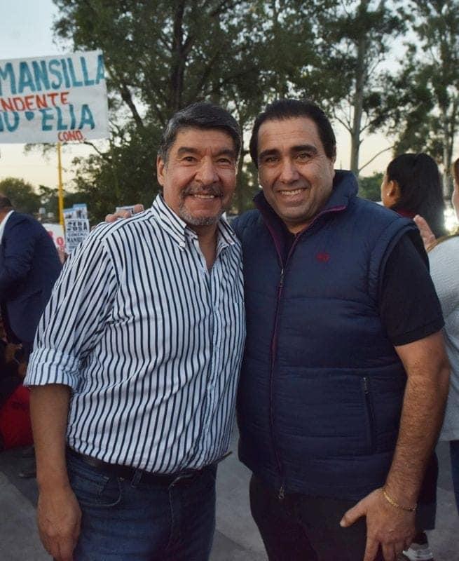 CON SERGIO MANSILLA. Miguel Acevedo, junto al presidente subrogante de la Legislatura. Foto de Facebook