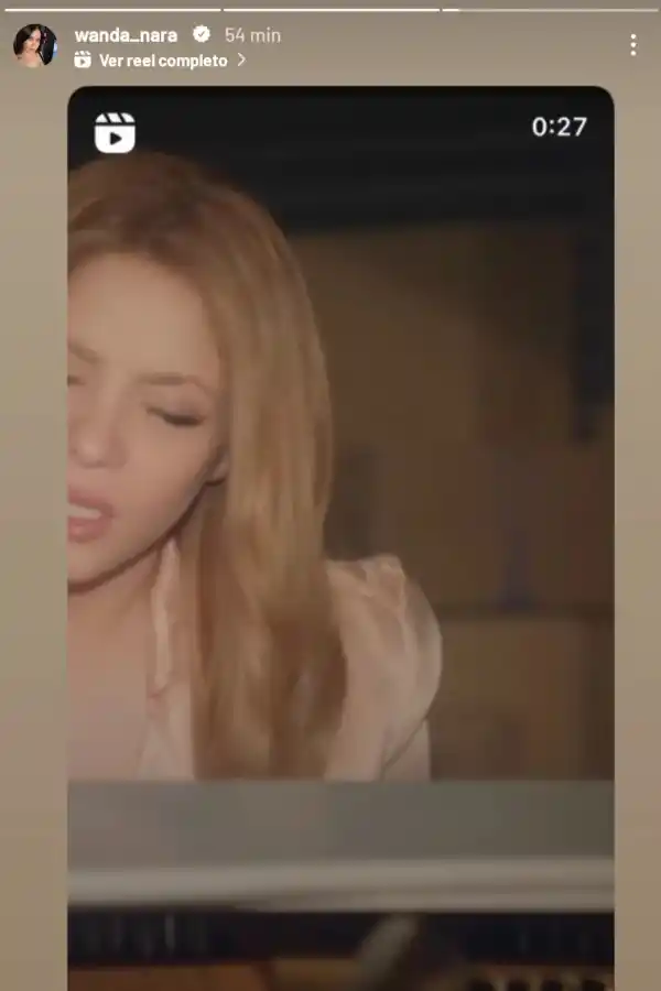 La reflexión de Wanda Nara sobre la nueva canción de Shakira.