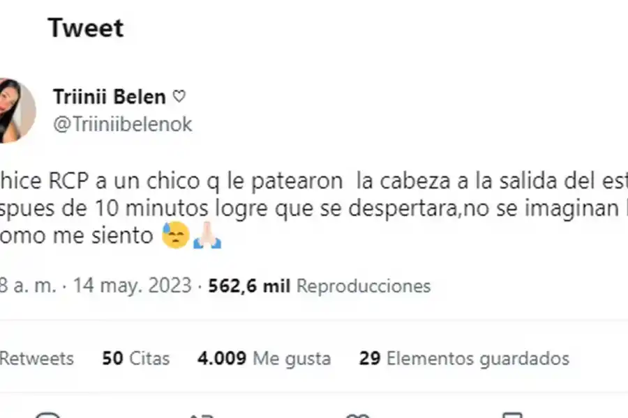 Le hizo RCP y salvó a un chico atacado por una patota: “Se me apareció la imagen de Fernando Báez Sosa”