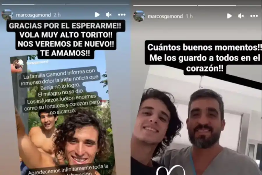 La carta de despedida de la novia de Benjamín Gamond, el joven asesinado a machetazos: “Te voy a amar mil vidas más”