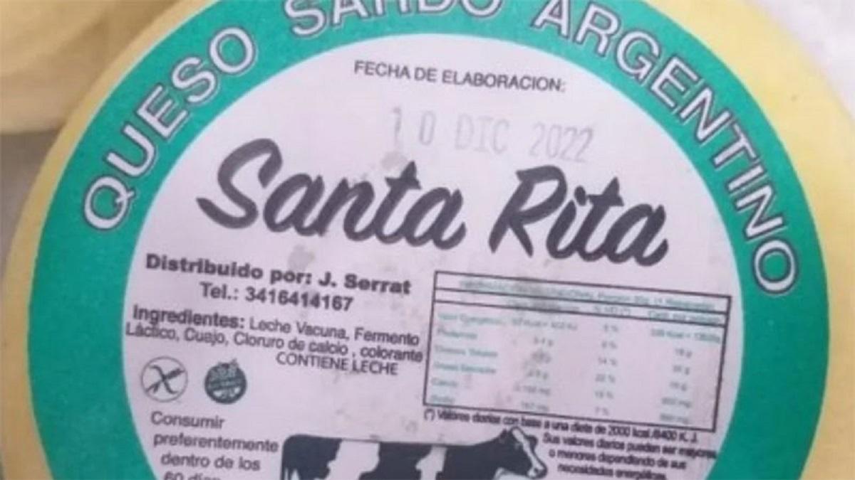 Queso Sardo Argentino marca Santa Rita