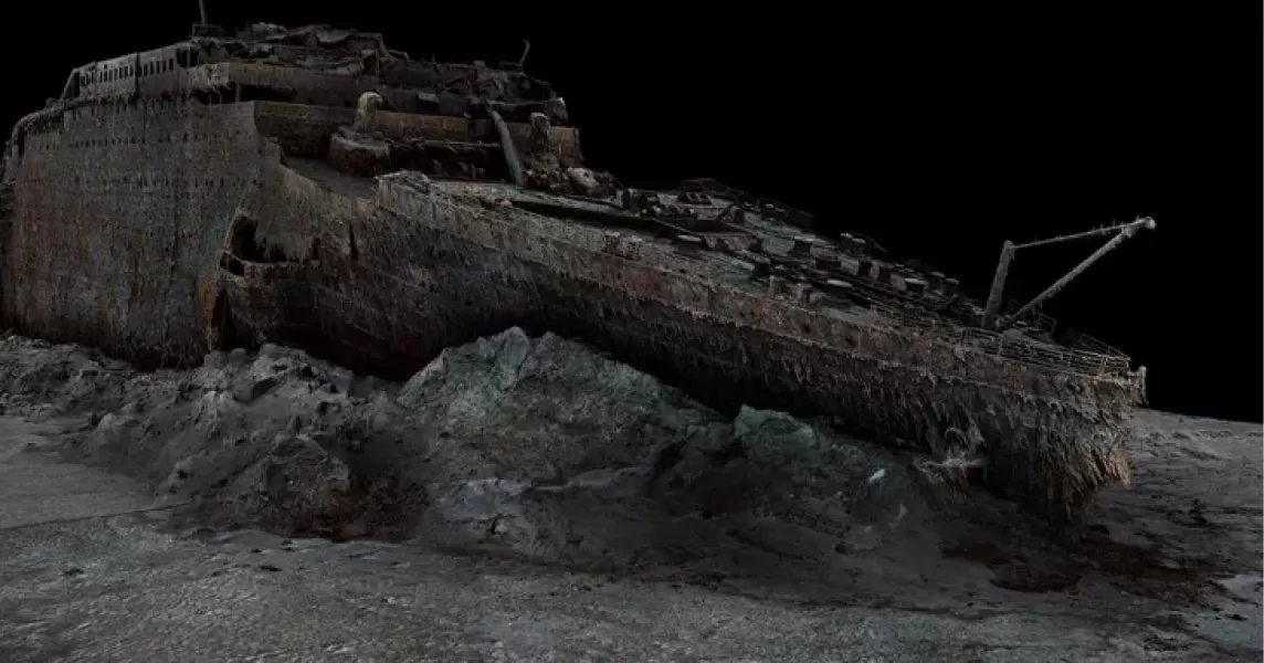 Inéditas imágenes del Titanic en 3D.