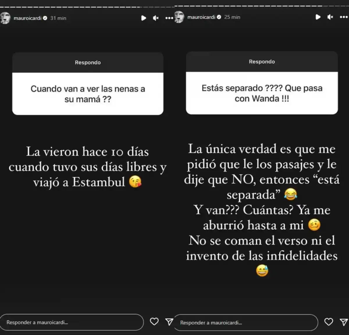 Mauro Icardi reveló los motivos de su nueva separación de Wanda Nara: “Ya me aburrió hasta a mí”