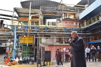 Jaldo participó del inicio de la zafra 2023 del ingenio Concepción