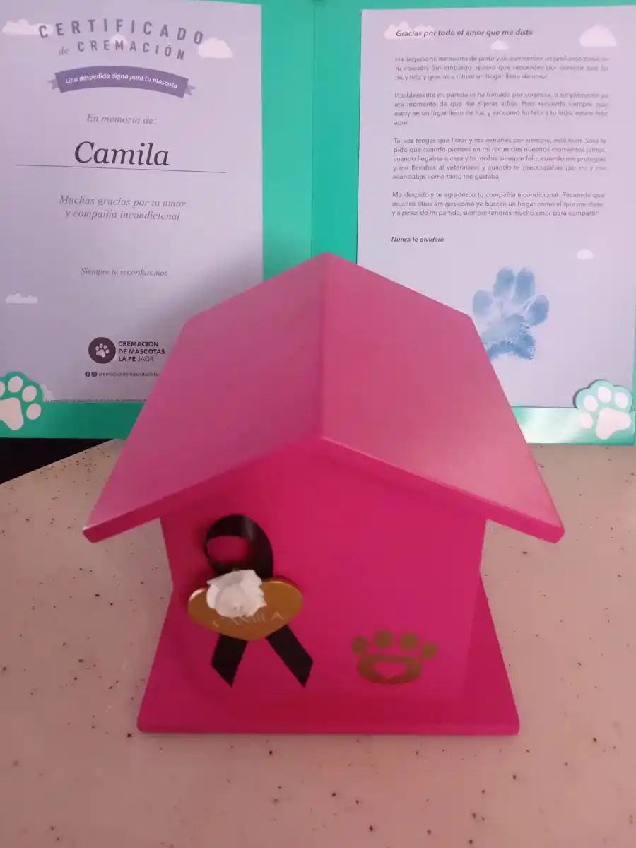 Camila, la perrita que murió de tristeza dos días después que su dueña