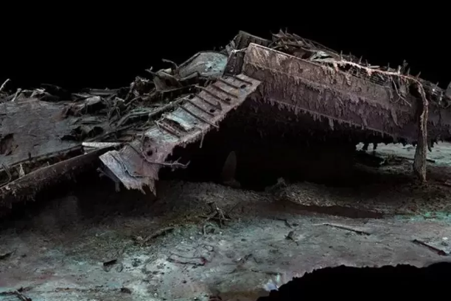 Las inéditas imágenes del Titanic en 3D a 111 años de su hundimiento