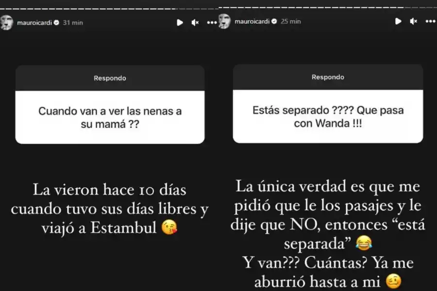 Mauro Icardi reveló los motivos de su nueva separación de Wanda Nara: “Ya me aburrió hasta a mí”