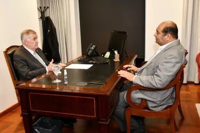 Jaldo mantuvo una reunión con el intendente de Trancas