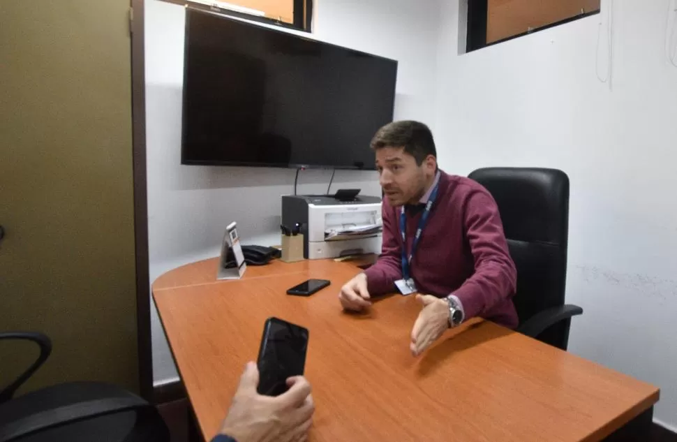 LA PRIORIDAD. “Es ubicar al prófugo”, dijo Ibáñez, auxiliar fiscal.  