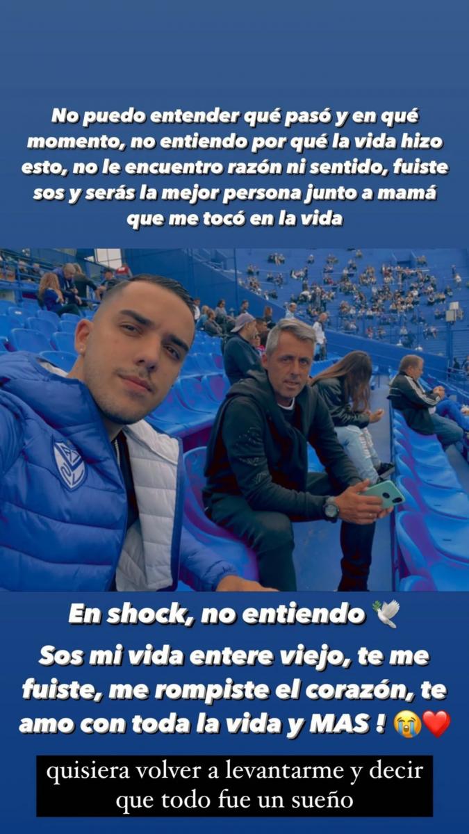 La desgarradora despedida del hijo del ex jugador de Atlético que murió de un infarto
