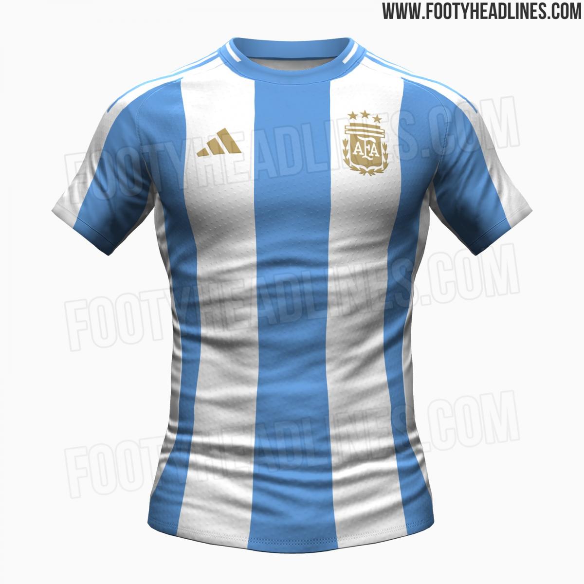 Filtran la posible camiseta de la Selección Argentina para 2024 los