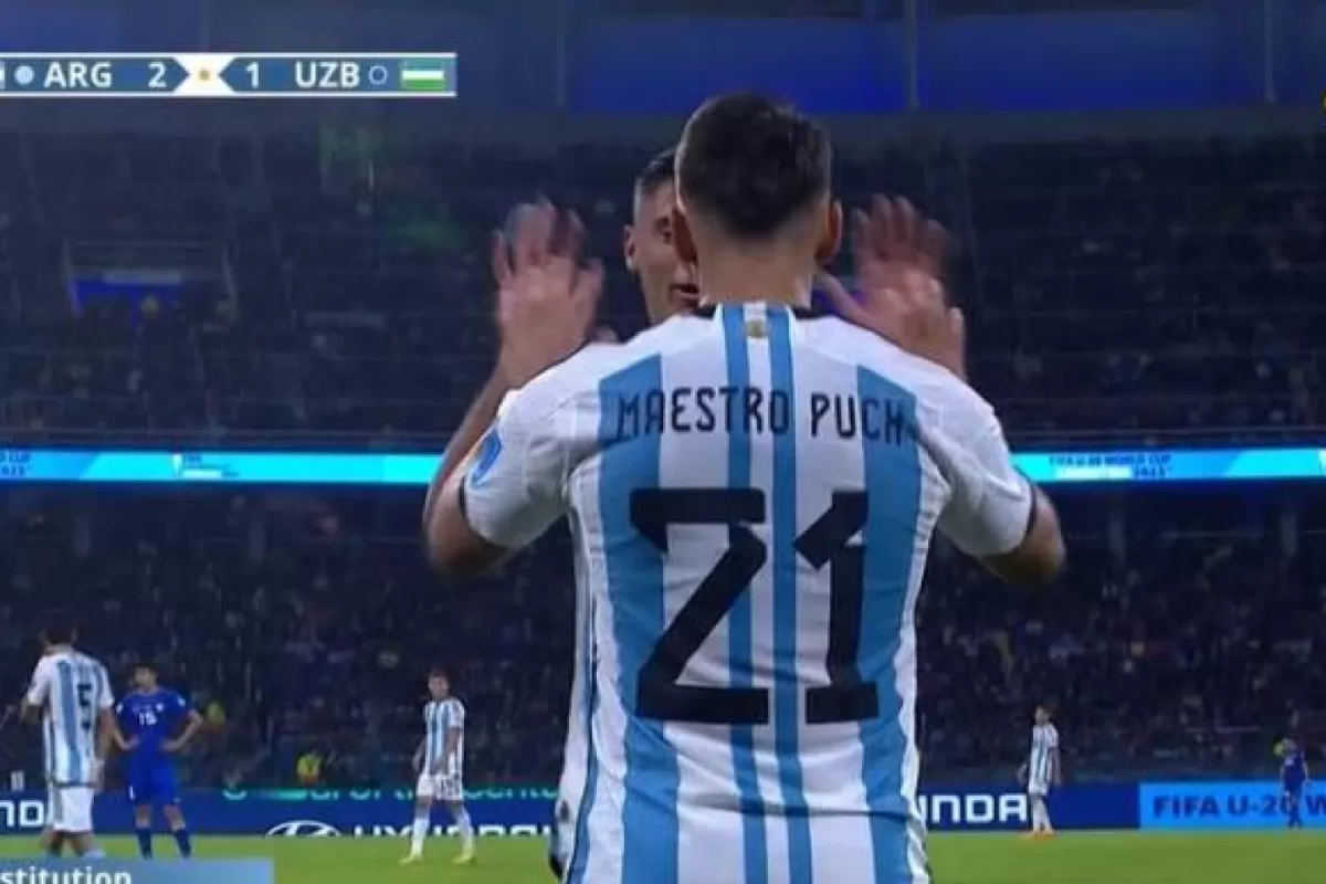Mundial Sub-20: la emotiva ovación que recibió Ignacio Maestro Puch cuando entró al campo para la Selección Argentina