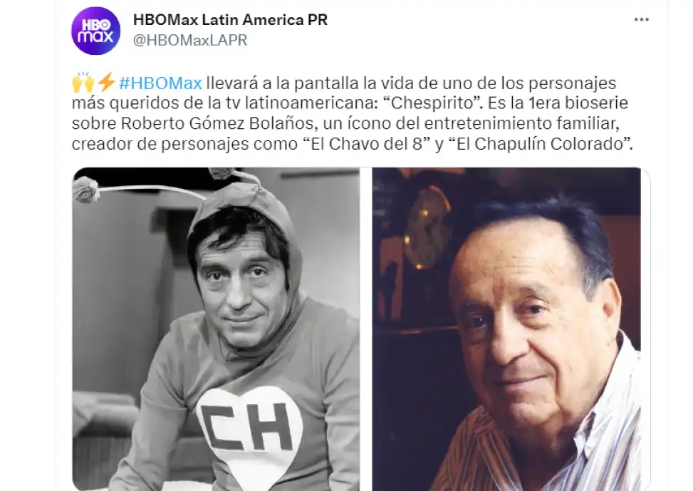 HBO Max anuncia la serie autobiográfica de “Chespirito” y la historia del Chavo y sus otros personajes: ¿qué se sabe hasta el momento?