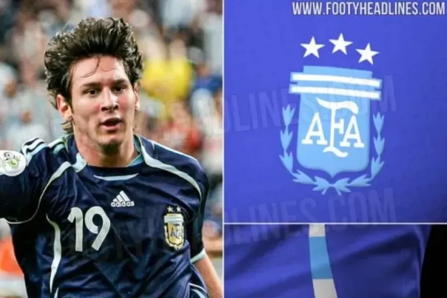 Así sería la camiseta suplente.