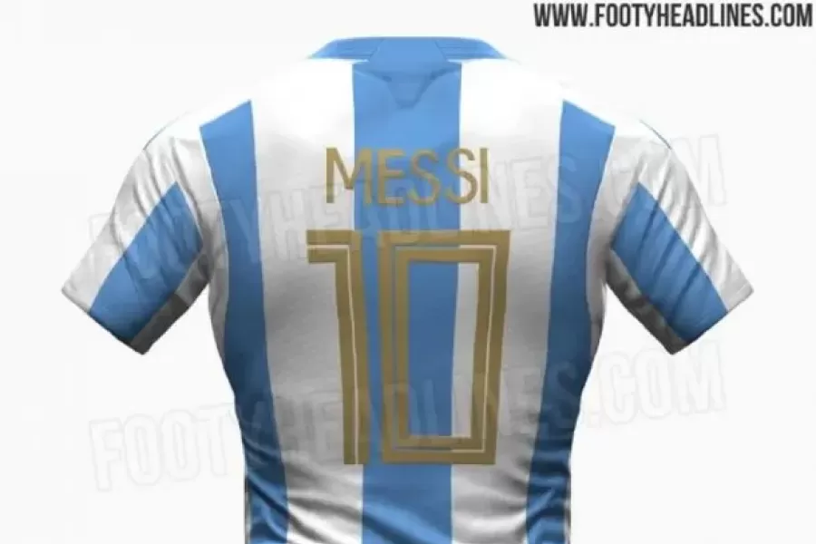 Cómo sería la nueva camiseta que usaría la Selección argentina en la Copa América 2024