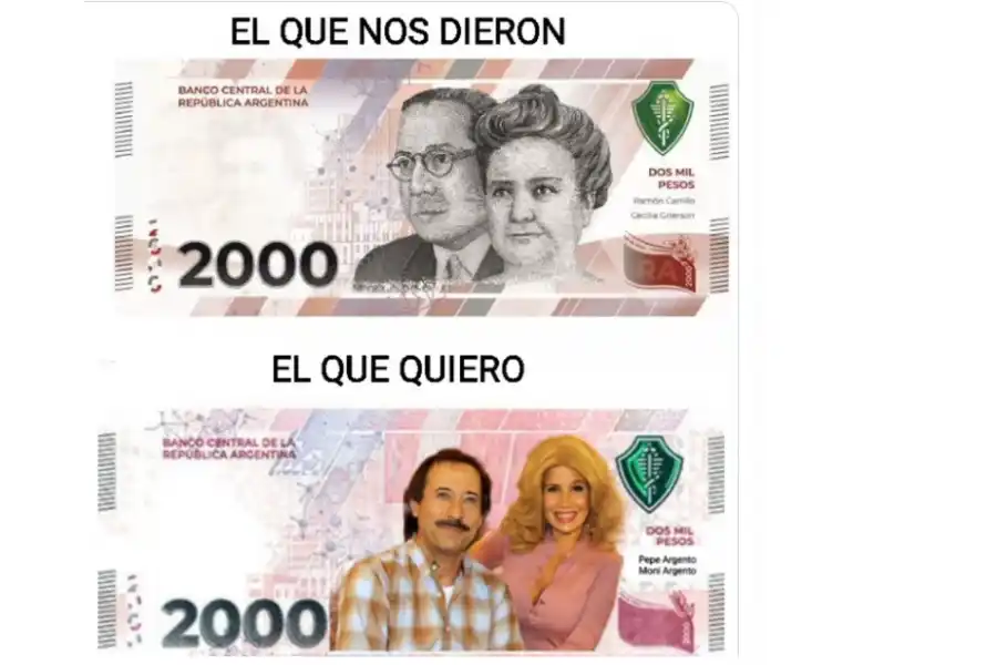 Salieron los nuevos billetes de $2.000 y estallaron los memes