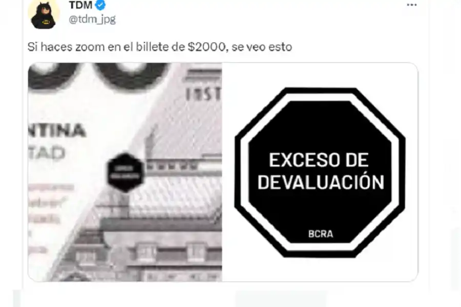 Salieron los nuevos billetes de $2.000 y estallaron los memes