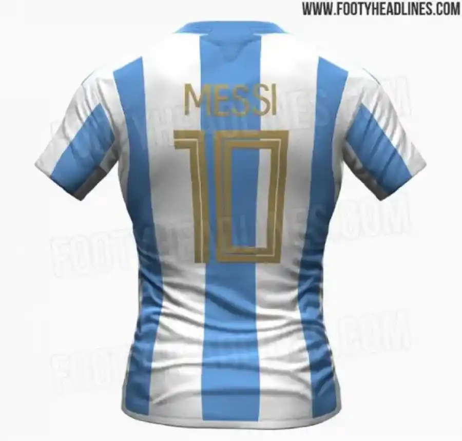 Cómo sería la nueva camiseta que usaría la Selección argentina en la Copa América 2024