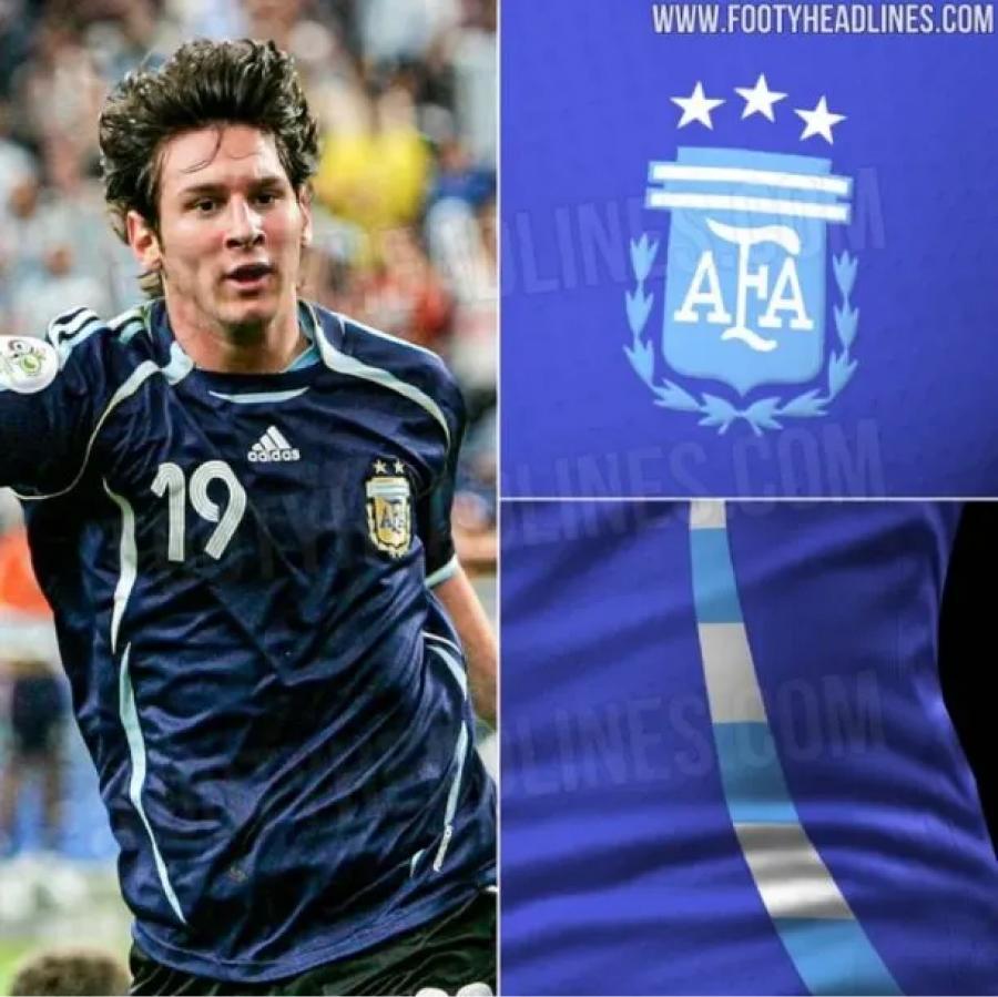 Cómo sería la nueva camiseta que usaría la Selección argentina en la