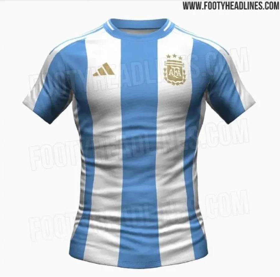 Cómo sería la nueva camiseta que usaría la Selección argentina en la