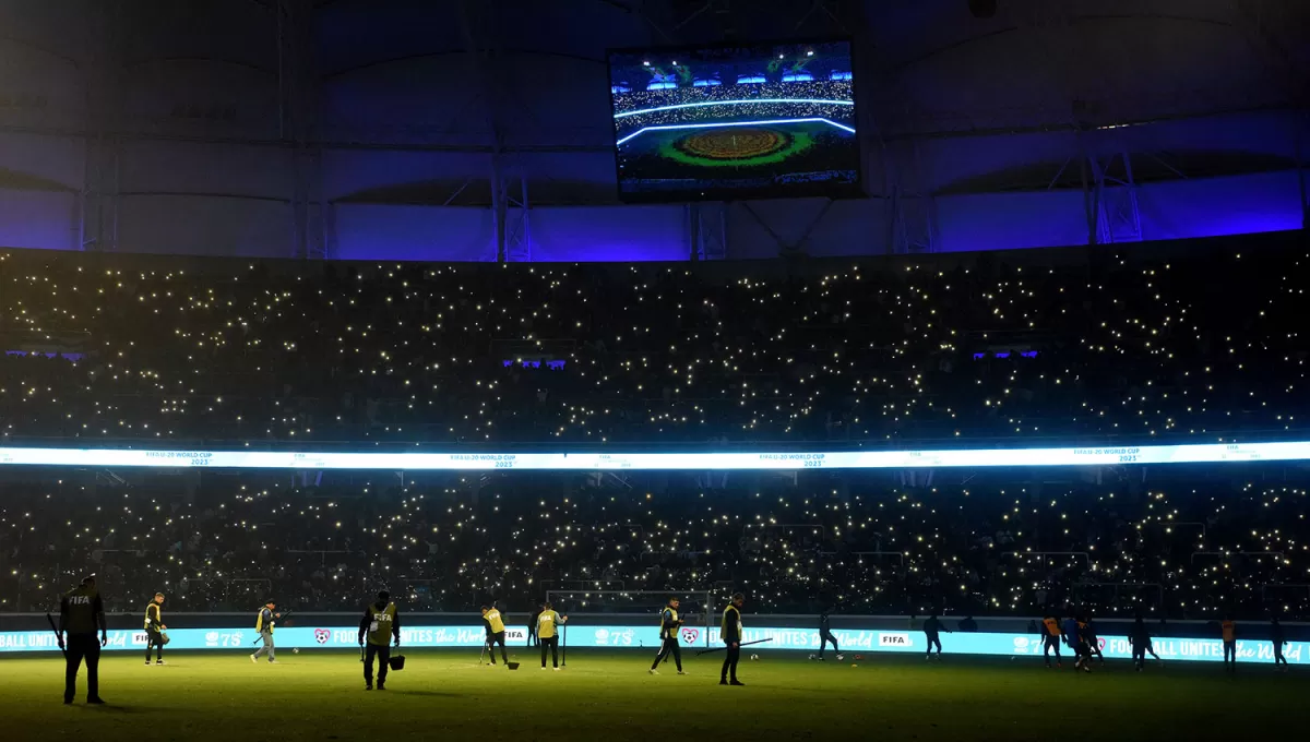 LLENO. El estadio Madre de Ciudades volverá a lucir sus tribunas colmadas por simpatizantes argentinos.