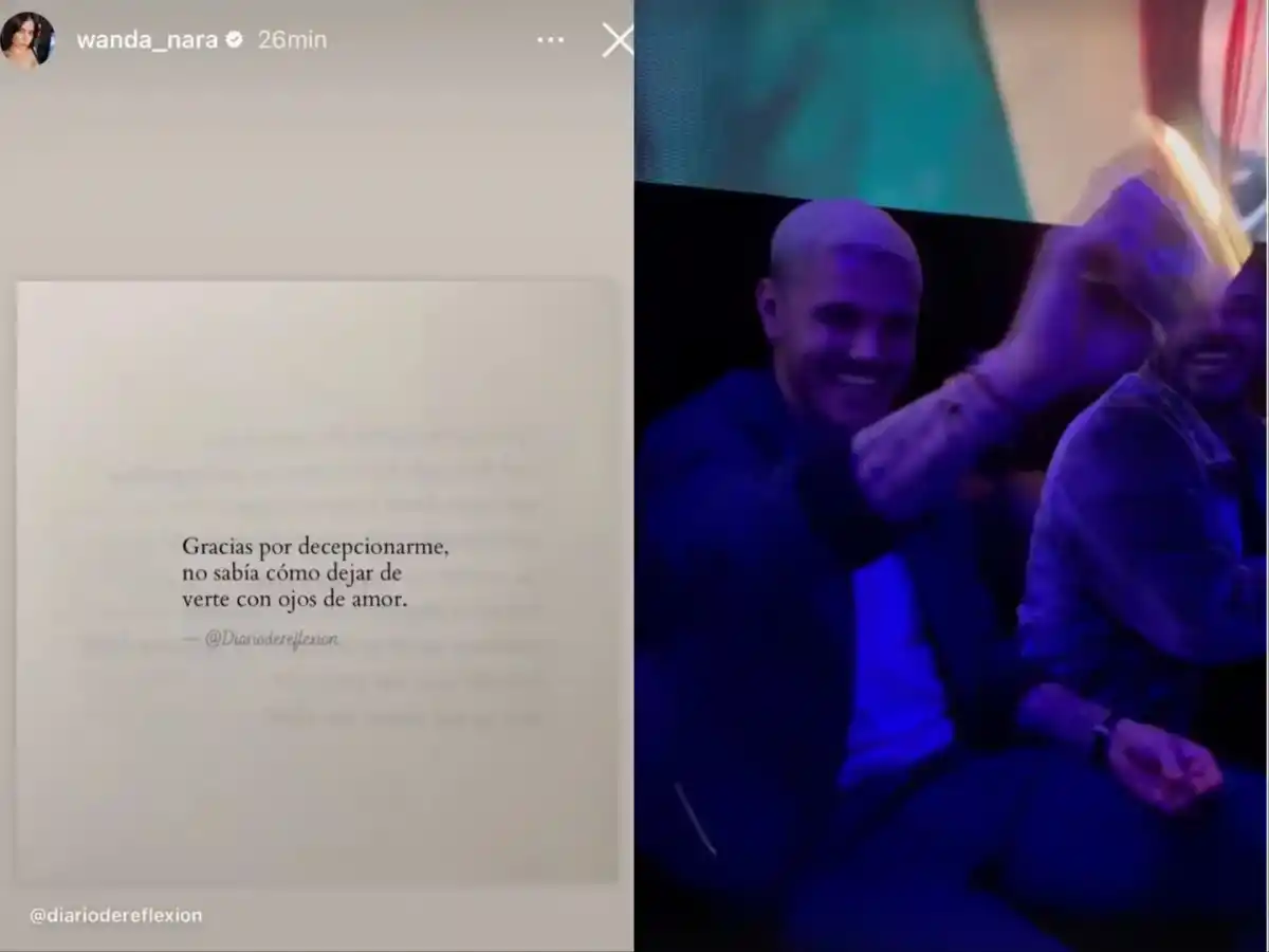 Wanda Nara mostró su tristeza al enterarse que Mauro Icardi estaba de fiesta: “Gracias por decepcionarme”