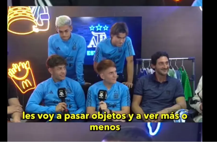 El insólito momento que vivieron los jugadores de la Selección argentina Sub-20.