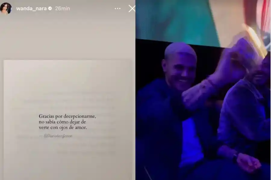 Wanda Nara mostró su tristeza al enterarse que Mauro Icardi estaba de fiesta: “Gracias por decepcionarme”