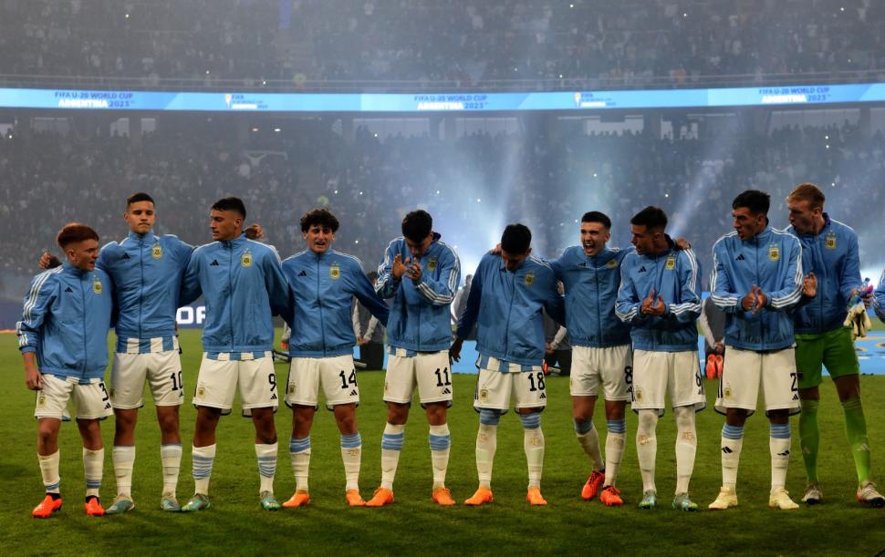 EMOCIÓN. Para los juveniles argentinos es una segunda oportunidad tras el frustrado Sudamericano.