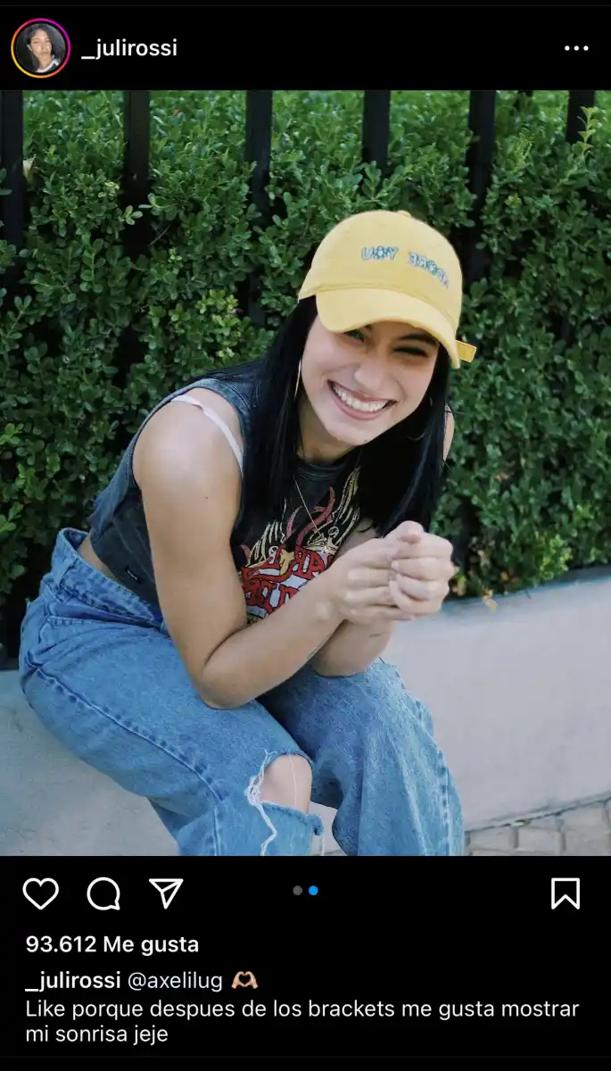 Los posteos de Julieta Rossi, ex novia de Fernando Báez Sosa.
