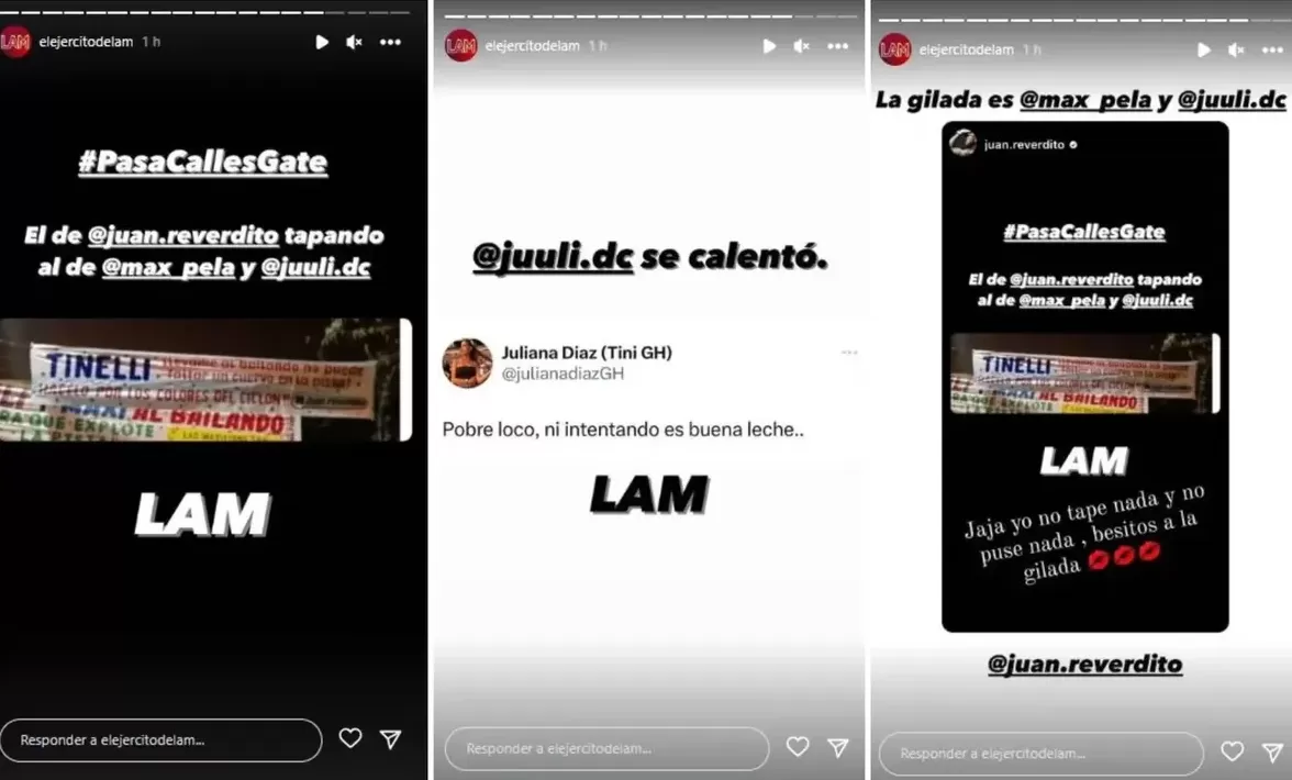 Juan y Juliana de Gran Hermano se pelearon por un pasacalles