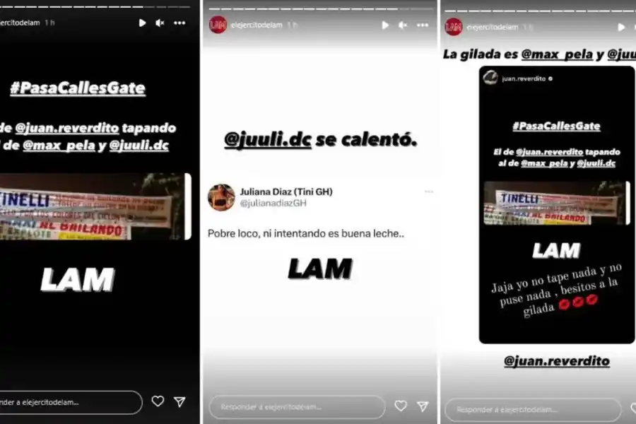 Juan y Juliana de Gran Hermano se pelearon por un pasacalles