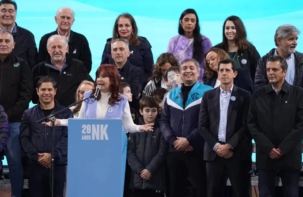 Cristina Fernández de Kirchner en Plaza de Mayo 