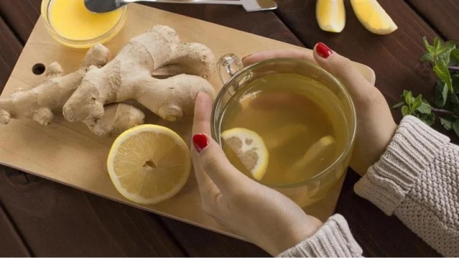 Té de jengibre y limón, una combinación efectiva.