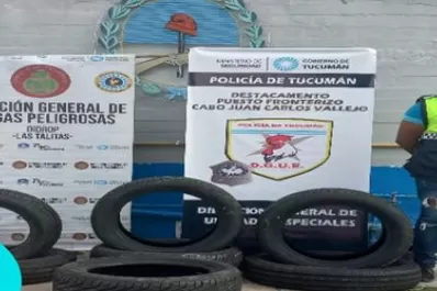 Operativo Lapacho: secuestraron drogas y neumáticos sin aval aduanero