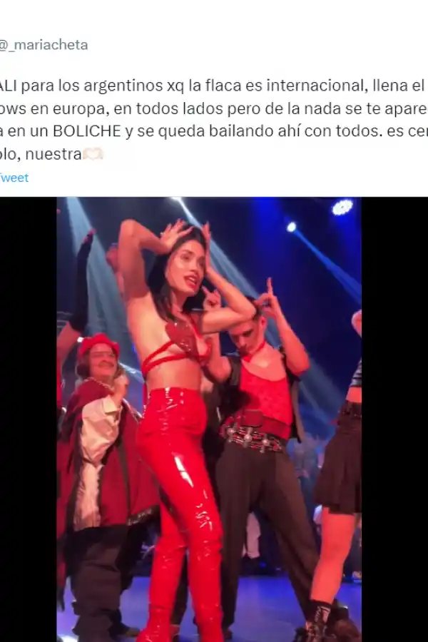 Al rojo vivo: la aparición sorpresa de Lali Espósito que enloqueció toda una fiesta