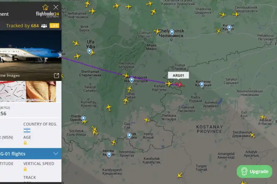 GRAN EXPECTATIVA: el segundo vuelo más seguido en vivo en un portal especializado. 