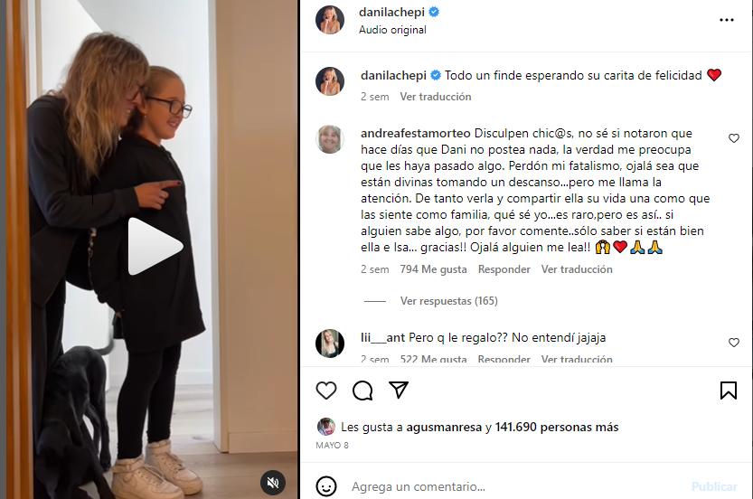 El último posteo de Dani La Chepi en Instagram y la preocupación de sus seguidores