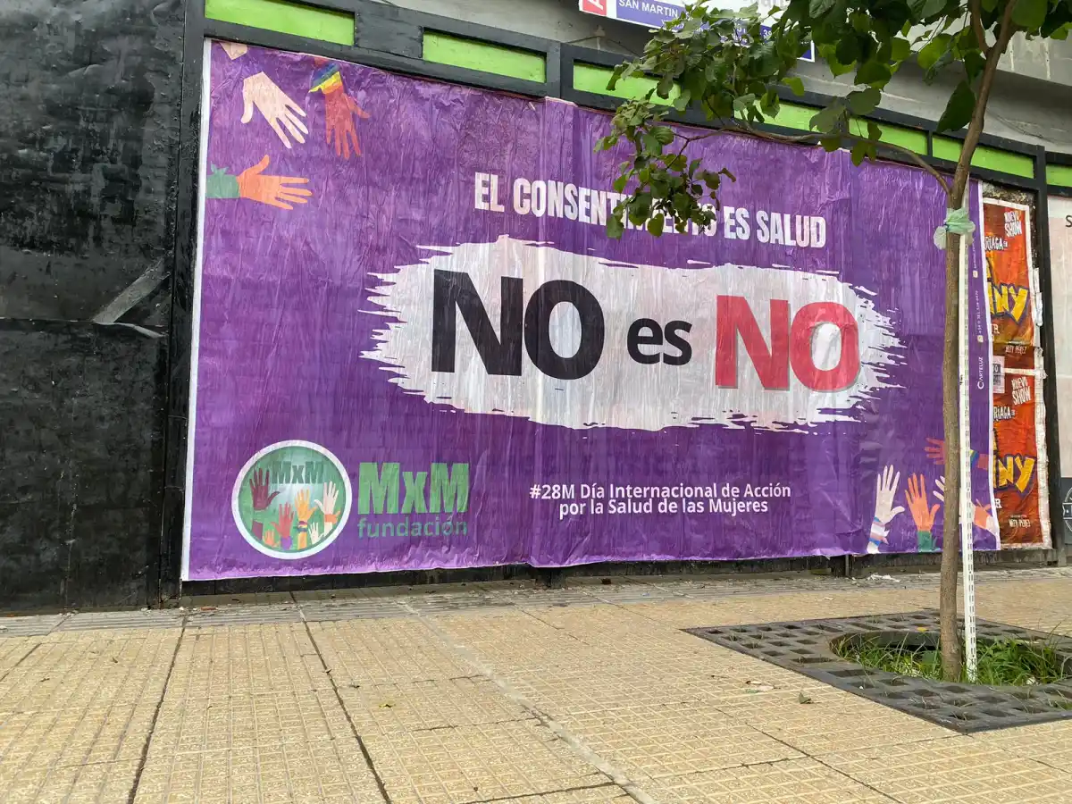 El consentimiento es salud y está bueno que también sean las calles las que lo digan